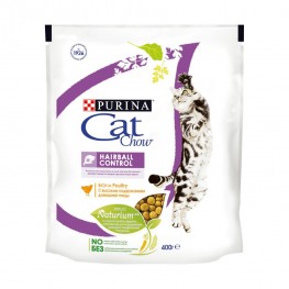 Сухой корм для кошек Purina Cat Chow с контролем образования комков шерсти в ЖКТ, домашняя птица, 400 г